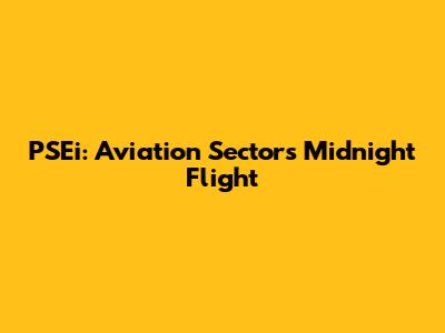 PSEi: Aviation Sector's Midnight Flight