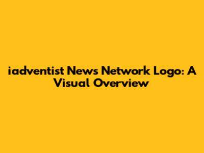 iadventist News Network Logo: A Visual Overview